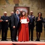 Il M° Stillo Premia la vincitrice, il soprano Alessia Panza
